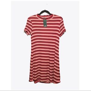 WILD FABLE | STRIPED RIBBED 90s MINI DRESS